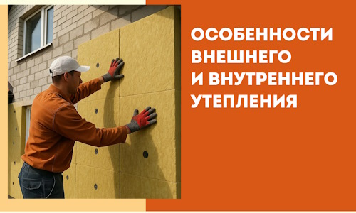 Какие особенности внешнего и внутреннего утепления в Керчи