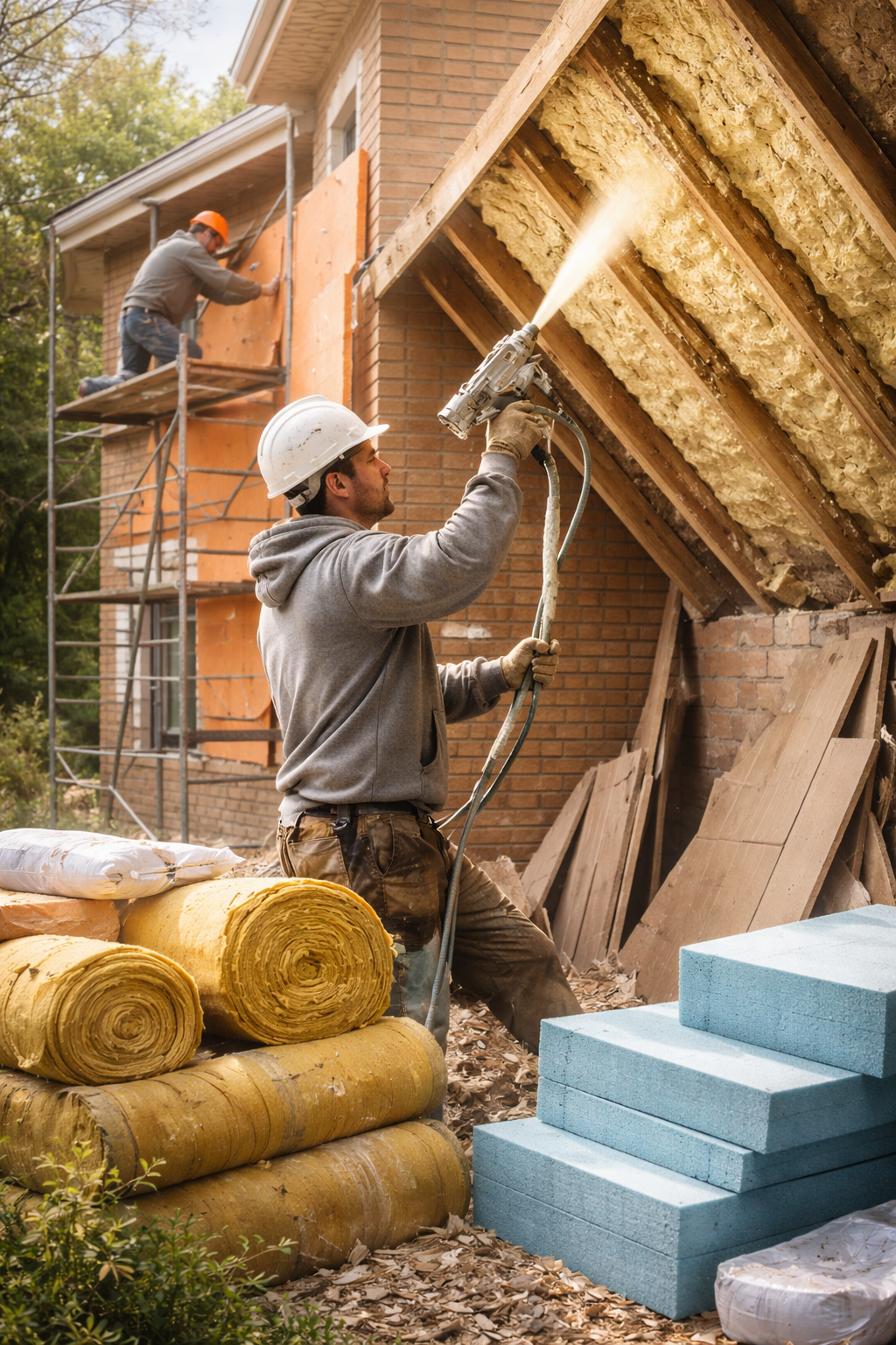 Утепление домов в Керчи под ключ от 4289 руб/м2 | Профессионально — ТепломастерКрч